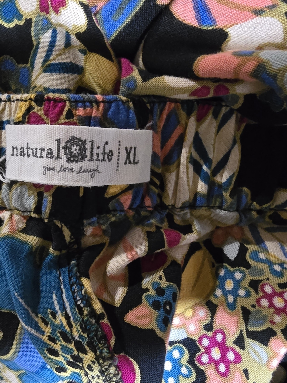 NATURAL LIFE Boho Wide Leg Pants XL - Picture 4 of 4